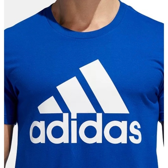 adidas Other - NWT ADIDAS BASIC BADGE BLUE T-SHIRT MEN SIZE M